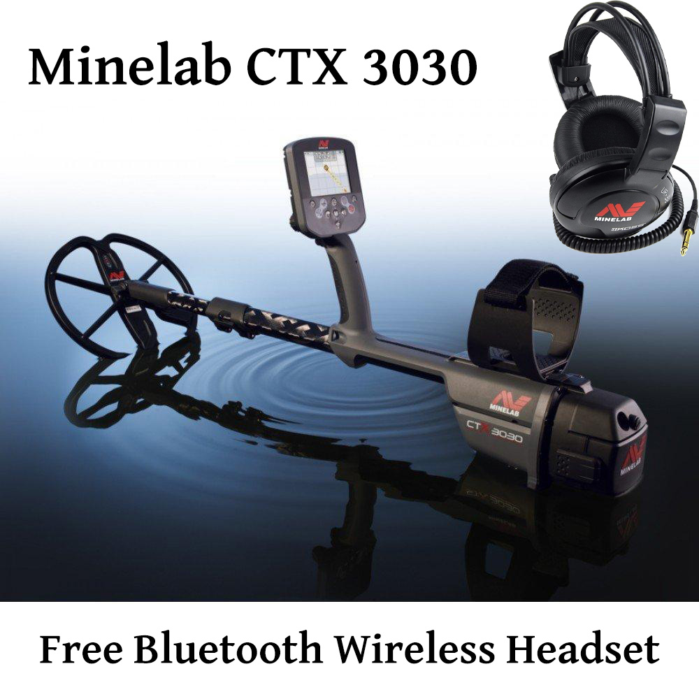 Minelab CTX 3030+ 3 Search Modes + Wireless Bluetooth Headphone