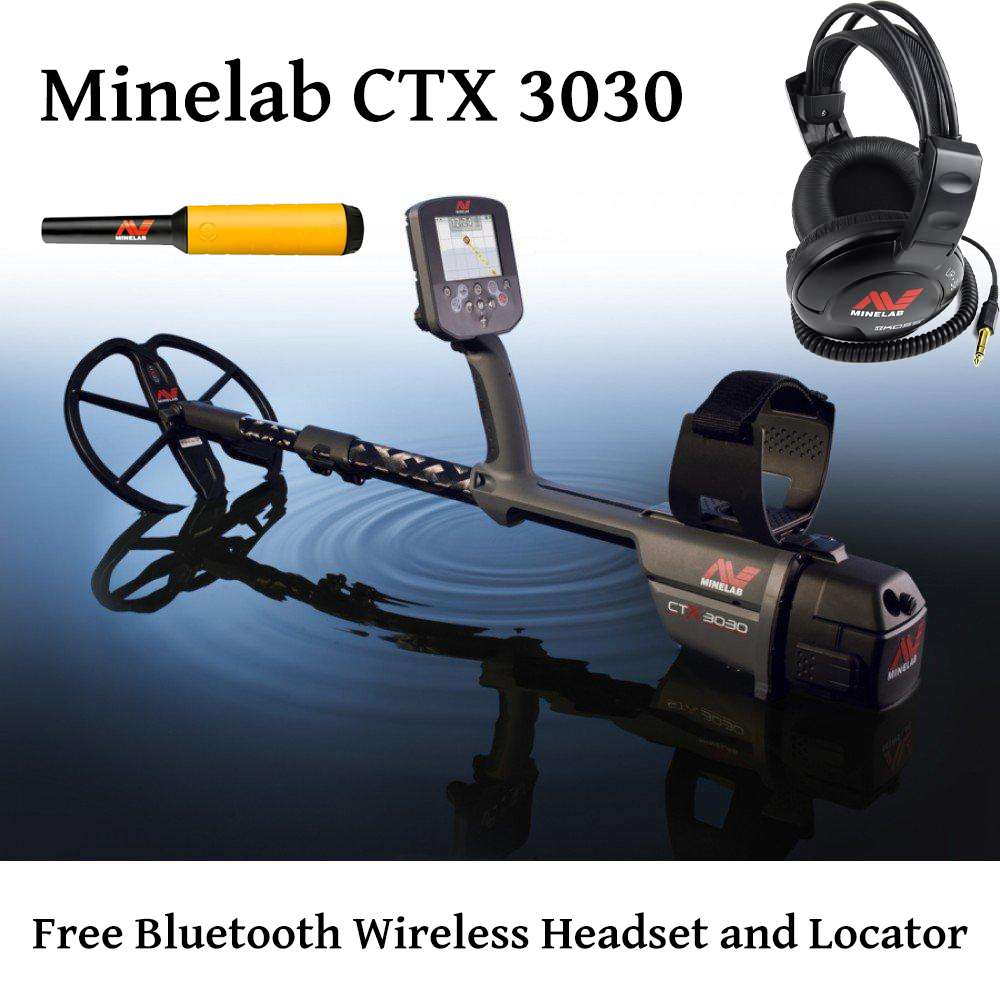 Minelab CTX 3030+ 6 Search Modes + Wireless Bluetooth Headphone + Precision Finder